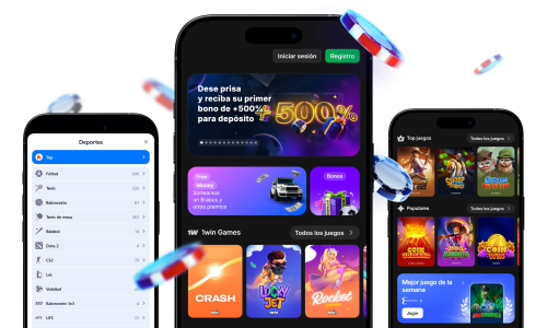 1Win ofrece a los jugadores colombianos una aplicación móvil para iOS y Android para apostar en deportes y jugar a juegos de casino en cualquier lugar